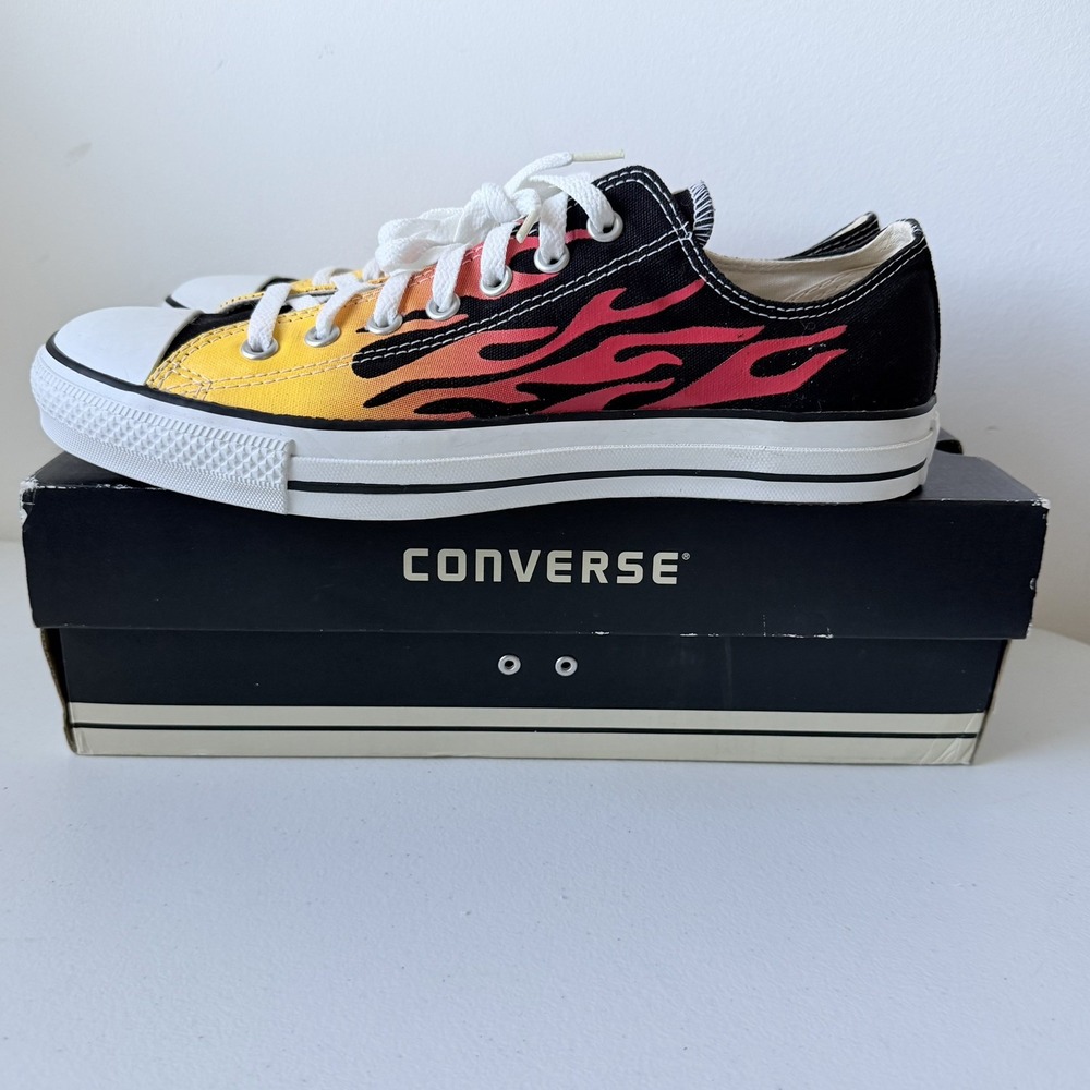 CONVERSE Chuck Taylor All Star Low Top Archive Flame Sneakers Men 11 Women 13